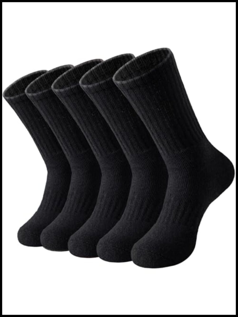 Merino Wool Blend Calf Socks Thick Warm Hiking Boot Socks